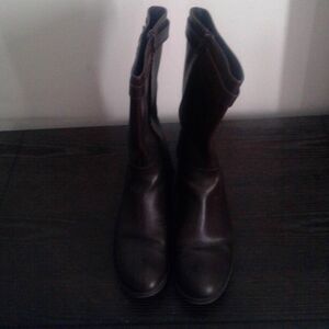 Ralph Lauren Sorissa Dark Brown Calf